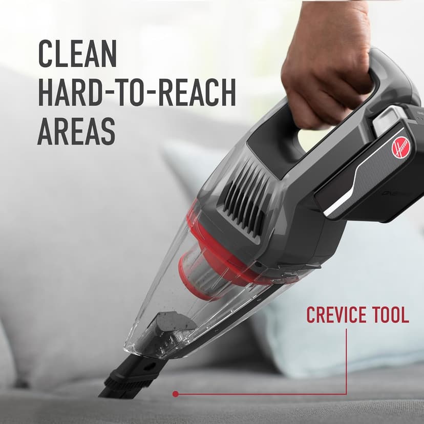 Hoover ONEPWR Cordless Handheld Vacuum Cleaner, Powerful Suction, Lightweight and Compact, Perfect for Quick Pick-Ups, Includes On-Board Crevice Tool, Portable Vacuum Cleaner
