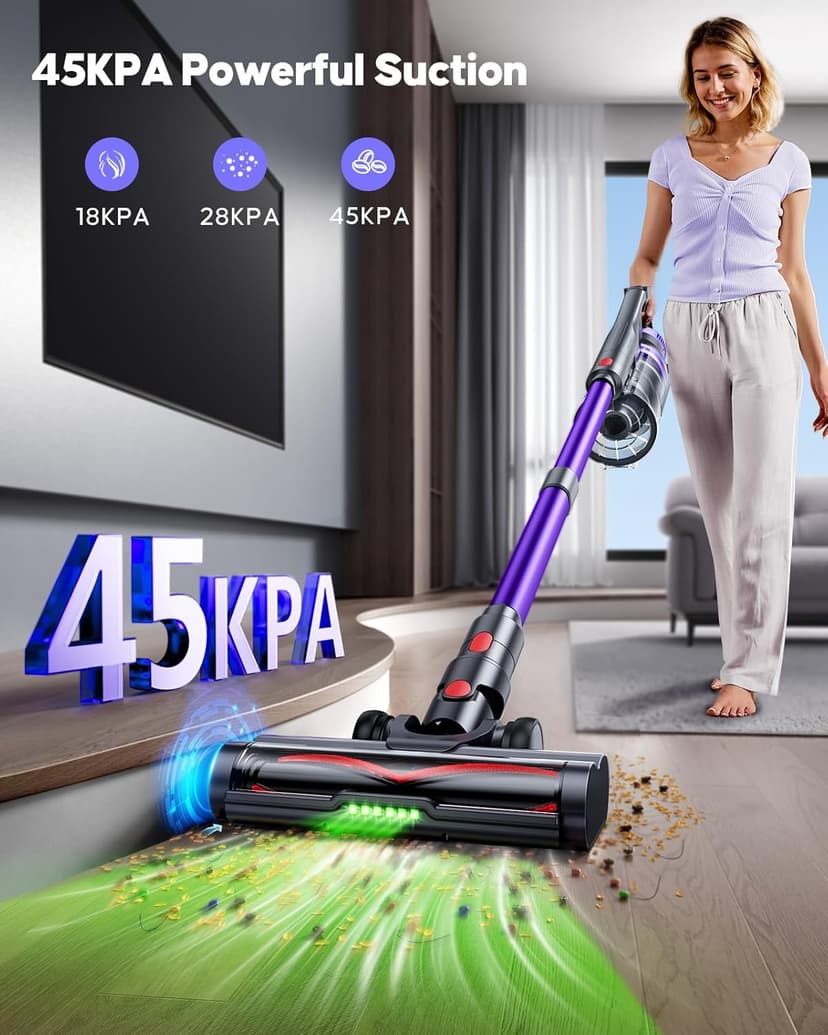Knight 10 Cordless Vacuum Cleaner Set + an Extra Battery + 3 Packs Hepa Filter