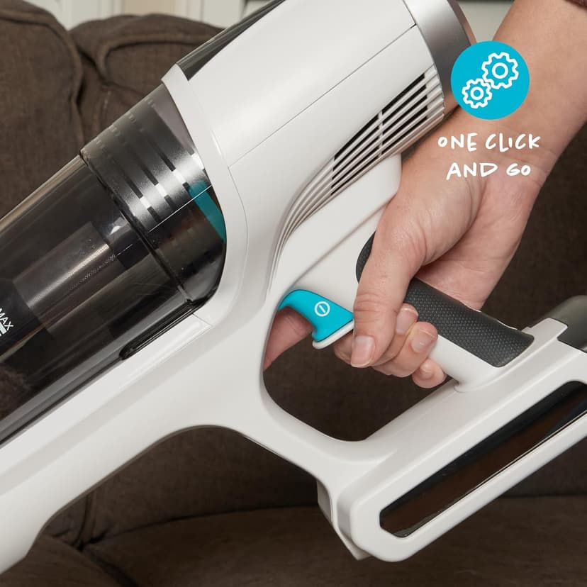Simplicity Vacuums Stick Vacuum Cordless Rechargeable S67, Lightweight Household Vacuum Cleaners for Pet Hair with 3 Speeds, Multi-Surface Use, HEPA Filter Media, 35 Min Runtime, LED Light, Wall Mount