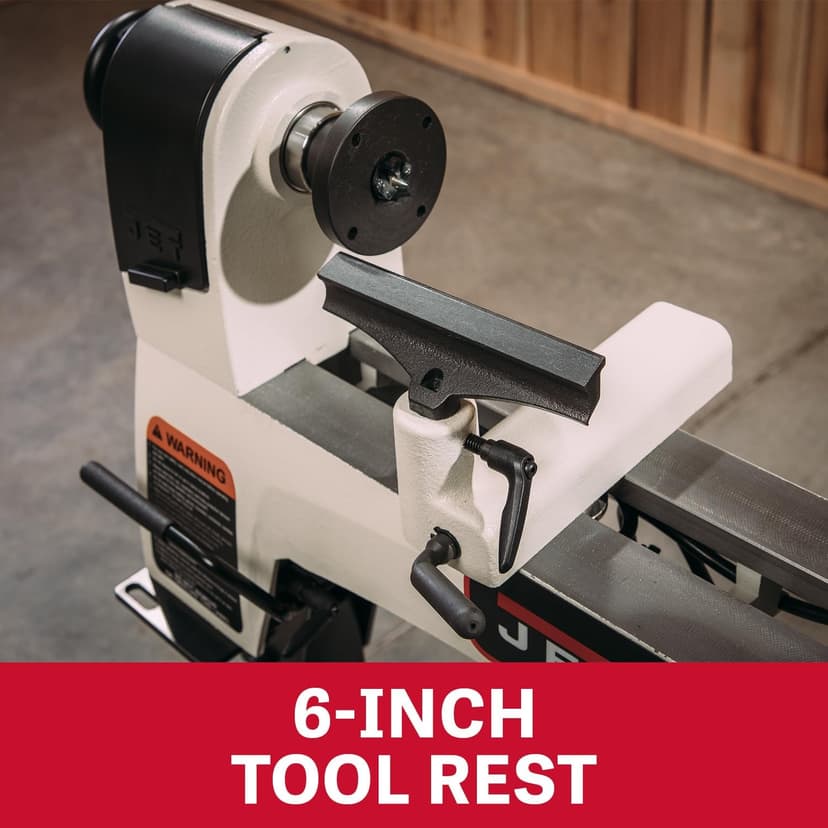 JET 10" x 15" Variable-Speed Woodworking Lathe, 1/2 HP, 115V 1Ph (Model JWL-1015VS)