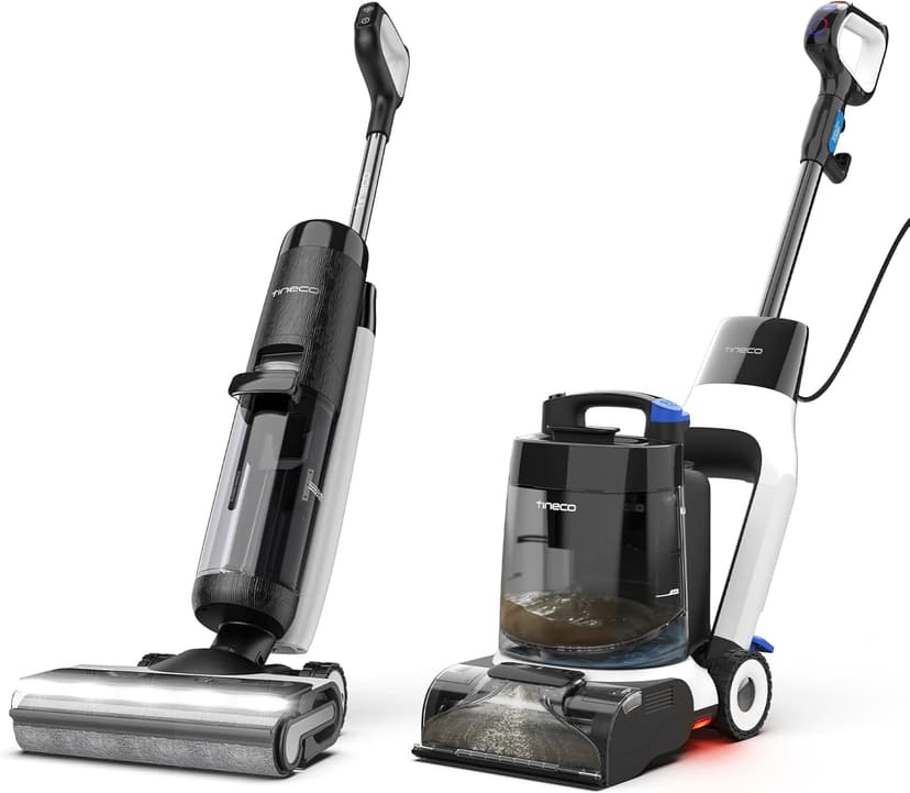 Tineco Floor ONE S7 PRO Cordless Wet Dry Vacuum Cleaner & Carpet ONE Cruiser Smart Carpet Cleaner, Self-Cleaning and FlashDry, Deep Cleaning