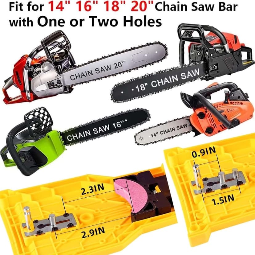 Chainsaw Sharpener, Portable Chainsaw Sharpener Kit for 12''-22'' Saws, Universal Chainsaw Sharpener,Chain Saw Sharpener Tool.