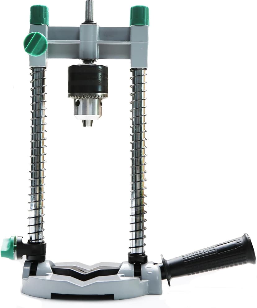 General Tools Precision Drill Guide For 3/8 Inch or 1/2 Inch Power Drills, Portable & Lightweight, Folds Flat for Storage