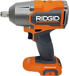 RIDGID 18V Brushless Cordless 4-Mode 1/2 in. Mid-Torque Impact Wrench with Friction Ring (Tool Only), Orange (R86012B)