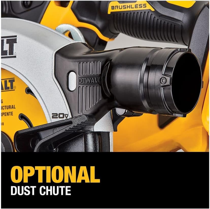 DEWALT 20V MAX* Circular Saw, 6-1/2-Inch, Cordless, Battery and Charger Included (DCS565P1)
