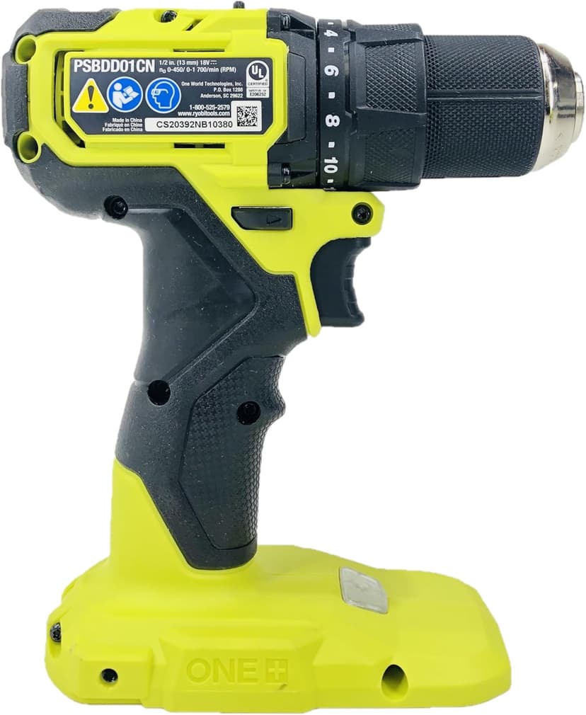 RYOBI ONE+ HP 18V Cordless Compact Brushless 1/2" Drill/Driver PSBDD01 (TOOL ONLY- Battery and Charger NOT included)