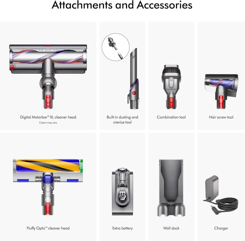 Dyson Gen5outsize Cordless Vacuum Cleaner, Nickel/Blue, Extra Large