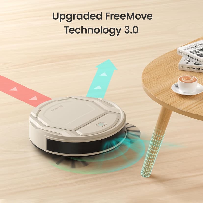Lefant Robot Vacuum M210 Pro, Slim,Powerful Suction,120 Mins Runtime, Self-Charging Robotic Vacuum Cleaner, APP/Voice/WiFi/Alexa Control, Ideal for Pet Hair,Low-Pile Carpet, Hard Floor