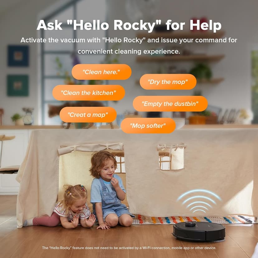 roborock Qrevo Master Robot Vacuum and Mop Combo, 10,000Pa Suction, FlexiArm Design Side Brush & Mop, Auto Mop Washing & Drying, Self-Emptying&Refilling, Dock Self-Cleaning, Obstacle Avoidance, Black
