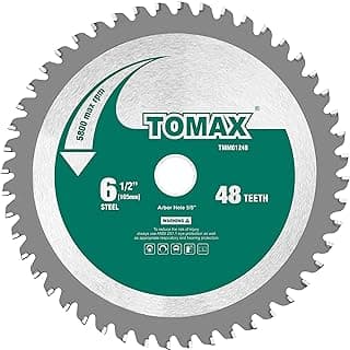 6-1/2-Inch 48 Tooth Industrial Level Steel and Ferrous Metal Saw Blade with 5/8-Inch Arbor