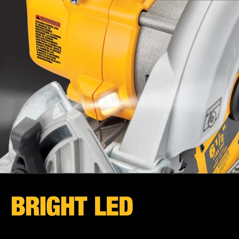 Dewalt DCS565BR 20V MAX Brushless Lithium-Ion 6-1/2 in. Cordless Circular Saw (Tool Only) (Renewed)
