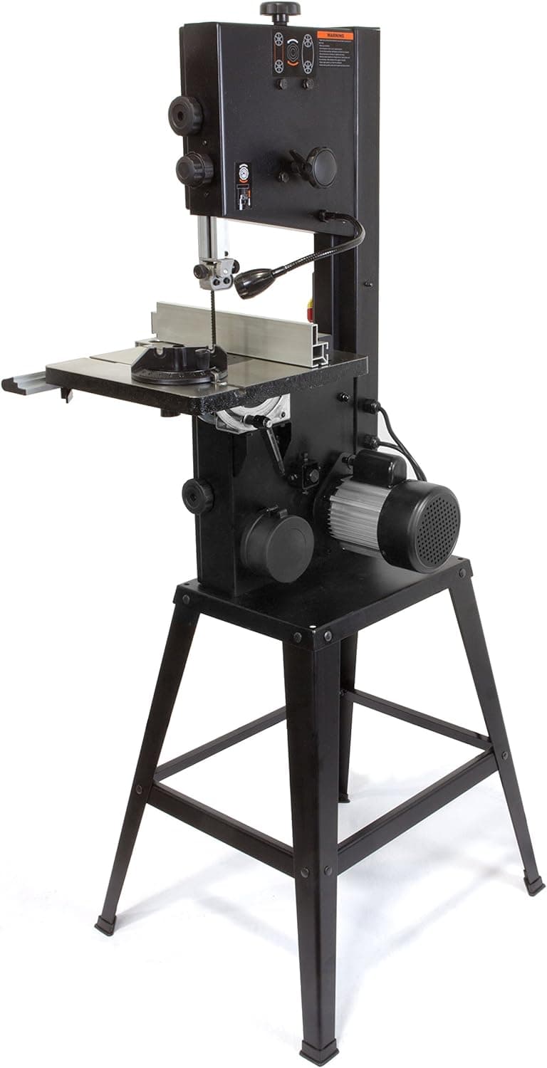 WEN Band Saw with Stand, 10-Inch, 3.5-Amp, Two-Speed (BA3962),Black
