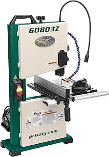 Grizzly Industrial 9" Benchtop Bandsaw with Laser Guide and Quick Release