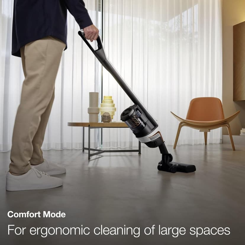 Miele Triflex HX2 Cat & Dog Cordless Stick Vacuum Cleaner, 60 min runtime, Obsidian Black / Rose Gold