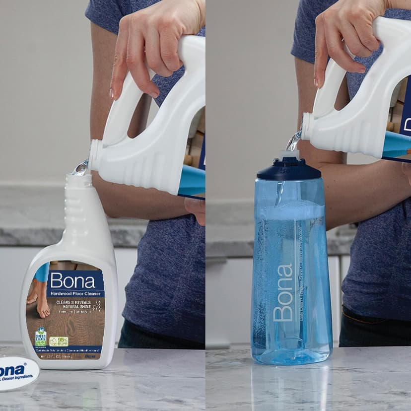 Bona Hardwood Floor Cleaner Refill - 64 fl oz - Unscented - Refill for Bona Spray Mops and Spray Bottles - Residue-Free Floor Cleaning Solution for Hardwood Floors