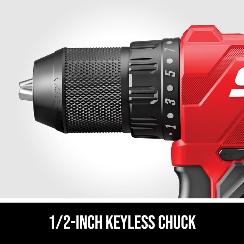 SKIL PWRCORE 20V Brushless 2-Tool Drill Driver and Impact Driver Combo Kit Including 2.0Ah Battery and Charger- CB8002B-10