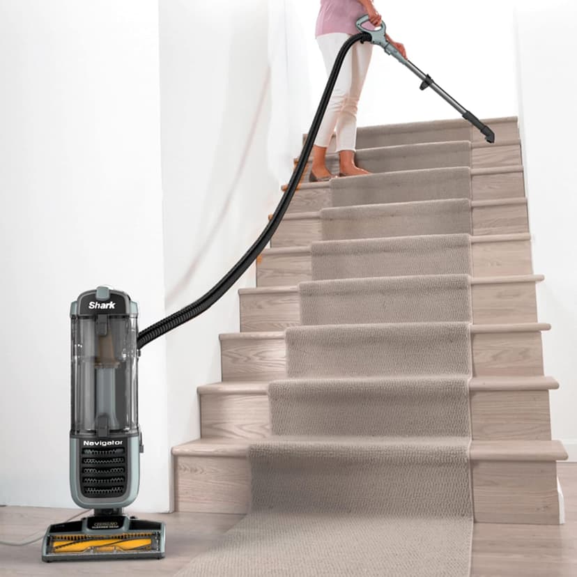 Shark ZU62 Navigator Zero-M Self-Cleaning Brushroll Pet Pro Upright Vacuum, Pewter Grey Metallic