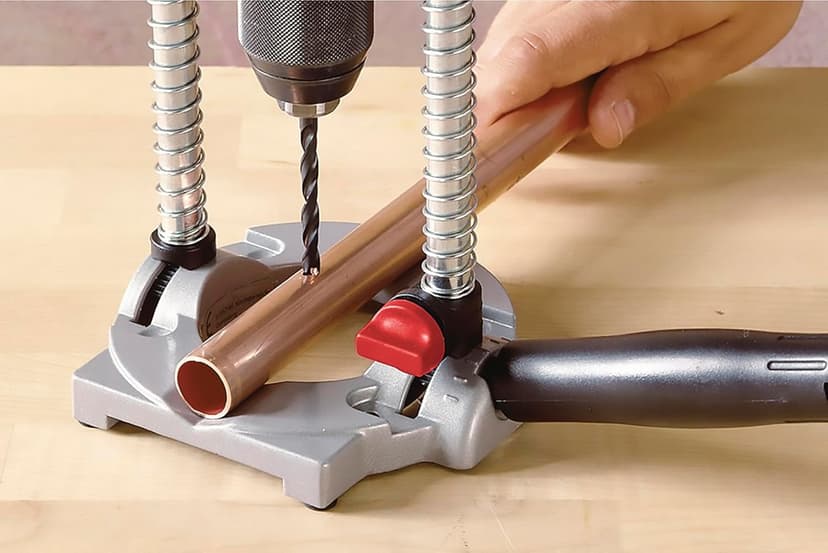 Richelieu R77229 Multi Angled Drill Guide Attachment for 1/4 in. & 3/8 in. Drills, Silver