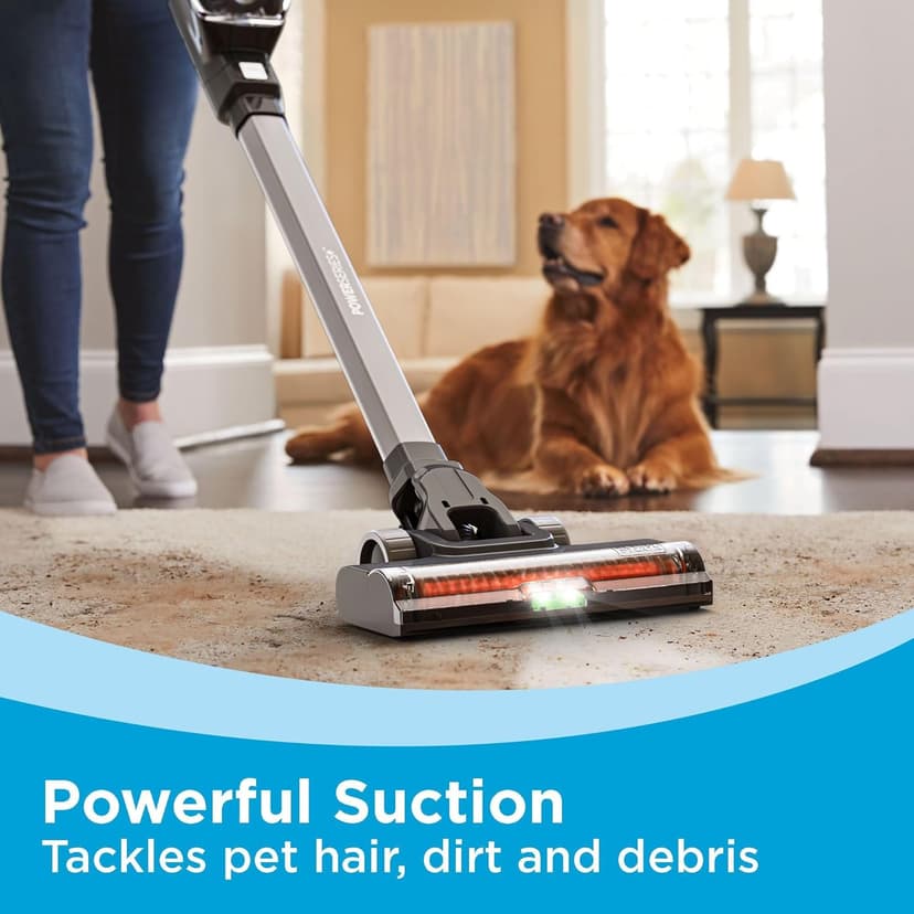 BLACK+DECKER POWERSERIES+ 20V MAX Cordless Stick Vacuum with LED Floor Lights, Lightweight, Removable Battery (BHFEA18D1)