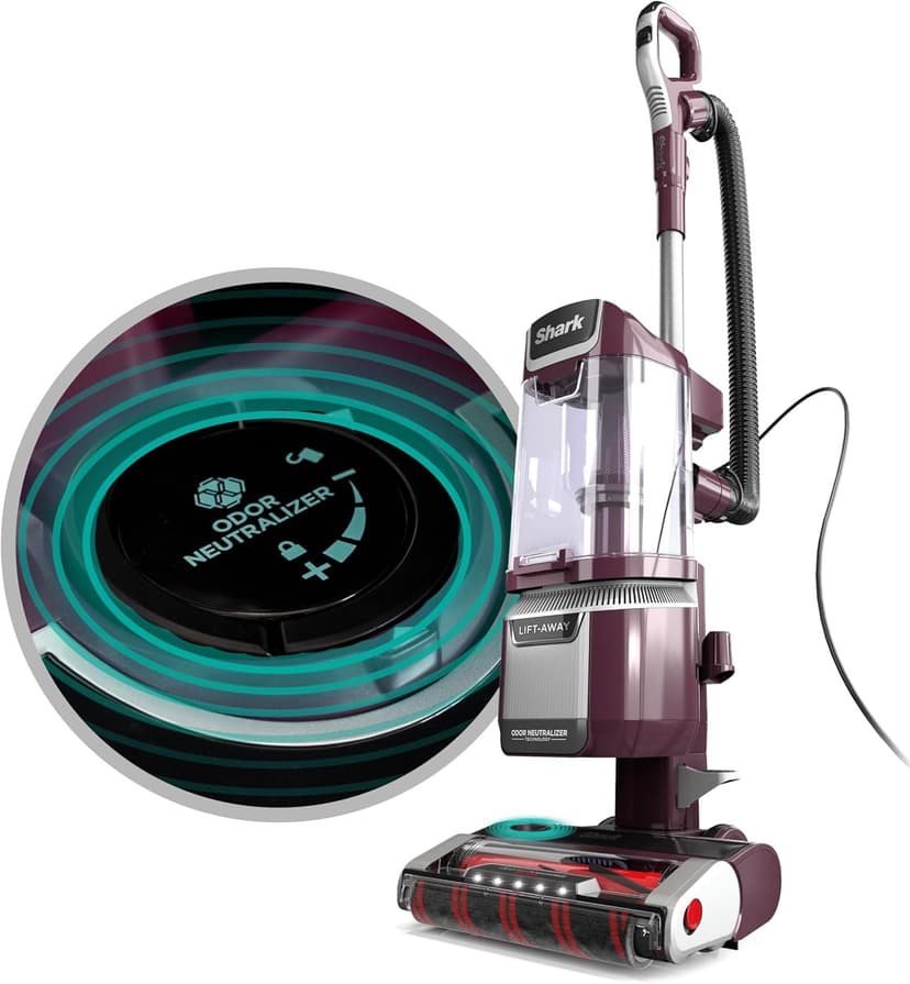 Shark LA702 Rotator Pet Lift-Away ADV Upright Vacuum with DuoClean PowerFins HairPro & Odor Neutralizer Technology, Wine Purple