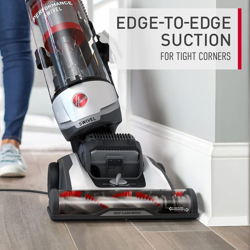 Hoover MAXLife Elite Swivel Vacuum Cleaner, Bagless Upright Vacuum, HEPA Media Filtration, MAXLife System, WindTunnel Technology, Corded Vacuum Cleaners for Home Use