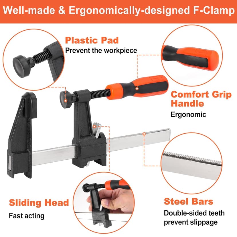 Steel DN Mate Aluminum Drill Guide, 30 45 90 Degree Angle 4 Sizes for Cable Railing Lag Screw Wood Post, Drill Hole Guide Jig for Angled/Straight Holes for Deck Cable Stair Handrail DG12