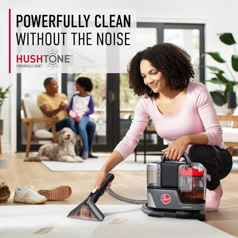 Hoover ONEPWR CleanSlate Cordless Portable Carpet + Upholstery Spot Cleaner Machine, Powerful Suction, Versatile Tools, Car and Auto Detailer, Pair with Hoover Spot & Upholstery Cleaner Solution