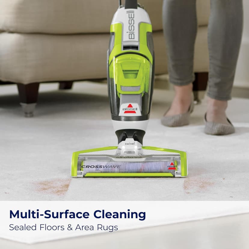 Bissell Crosswave Turbo Vacuum Mop All in One Wet and Dry Vac Combo Hard Floor & Area Rug Cleaner, 3888A