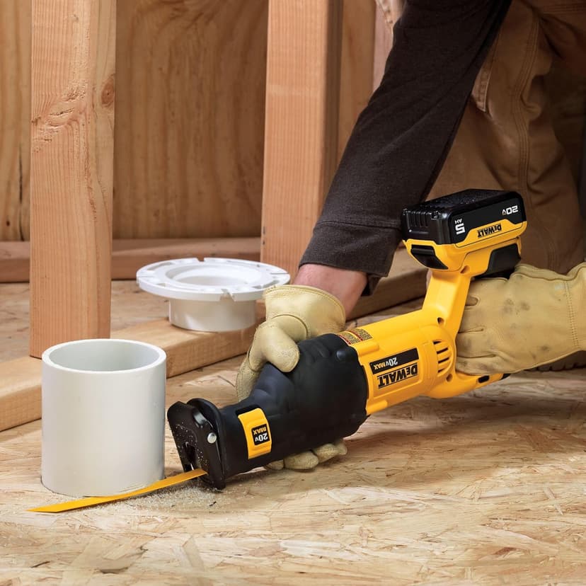 DEWALT 20V MAX* Cordless Reciprocating Saw, Battery and Charger Included (DCS380P1)