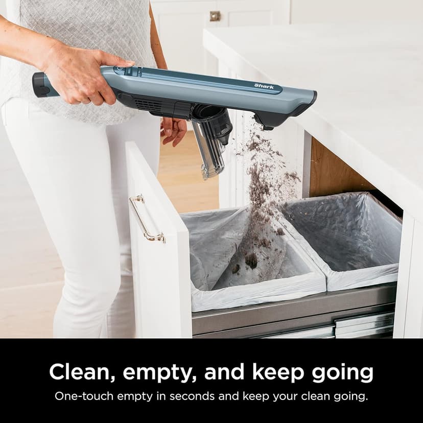 Shark WS642BL WANDVAC System Pet Ultra-Lightweight Powerful Cordless Stick Vacuum with Charging Dock, Blue
