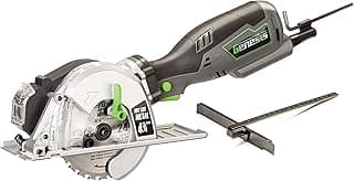 Genesis 5.8 Amp 4-3/4” Metal Cutting Circular Saw with Chip Collector and Metal Cutting Blade (GMCS547C)