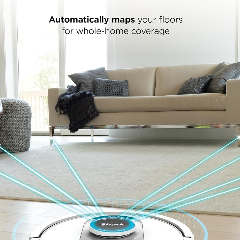 Shark AI Ultra Voice Control Robot Vacuum with Matrix Clean Navigation, Home Mapping, 60-Day Capacity, XL Self-Empty Base for Homes with Pets, Carpet & Hard Floors