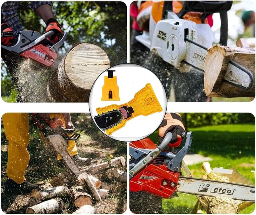 Chainsaw Sharpener, Portable Chainsaw Sharpener Kit for 12''-22'' Saws, Universal Chainsaw Sharpener,Chain Saw Sharpener Tool.