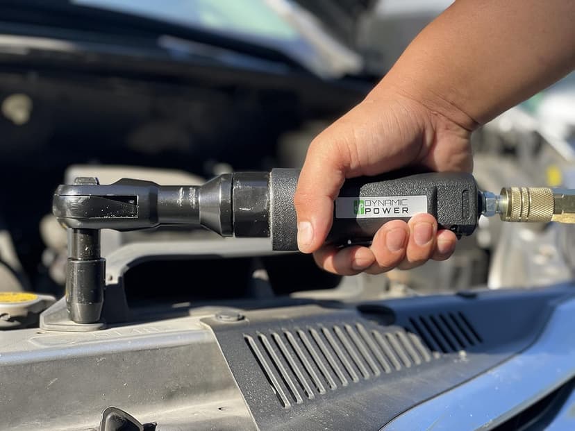 50 Pieces Air Tool Kit. 1-1/2'' Impact Wrench, 1-3/8'' Ratchet Wrench, 5-Air Hammer w/Chisels, and other great tool accessories. D-W3-50K