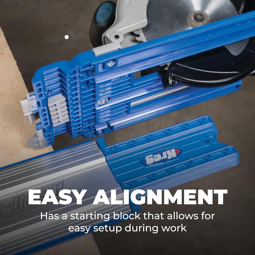 Kreg KMA3700 Accu-Cut XL - Universal Track Saw Guide System - Make Straight, Cross, Rip & Angled Cuts Easily
