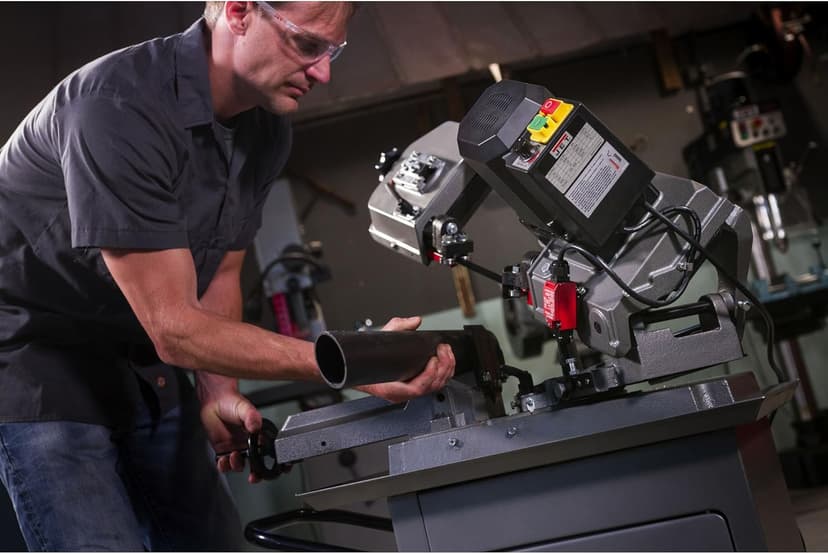 JET 5" x 6" Mitering Variable-Speed Horizontal Bandsaw, 1/2 HP, 115V 1Ph (Model HBS-56MVS)