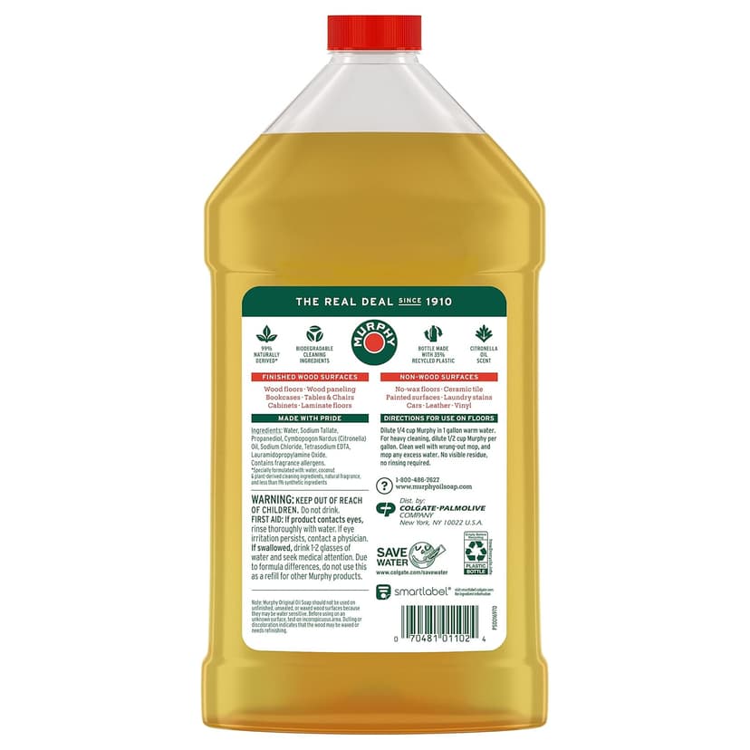 Murphy Oil Soap Wood Cleaner, 32 Fluid ounce (Pack of 3)