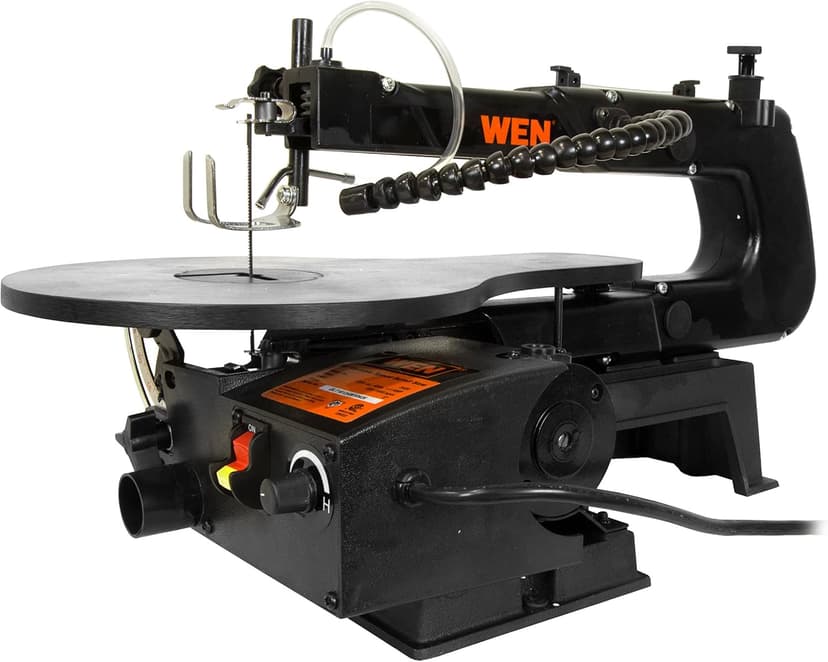WEN Variable Speed Scroll Saw, 16-Inch with Work Light (3921)