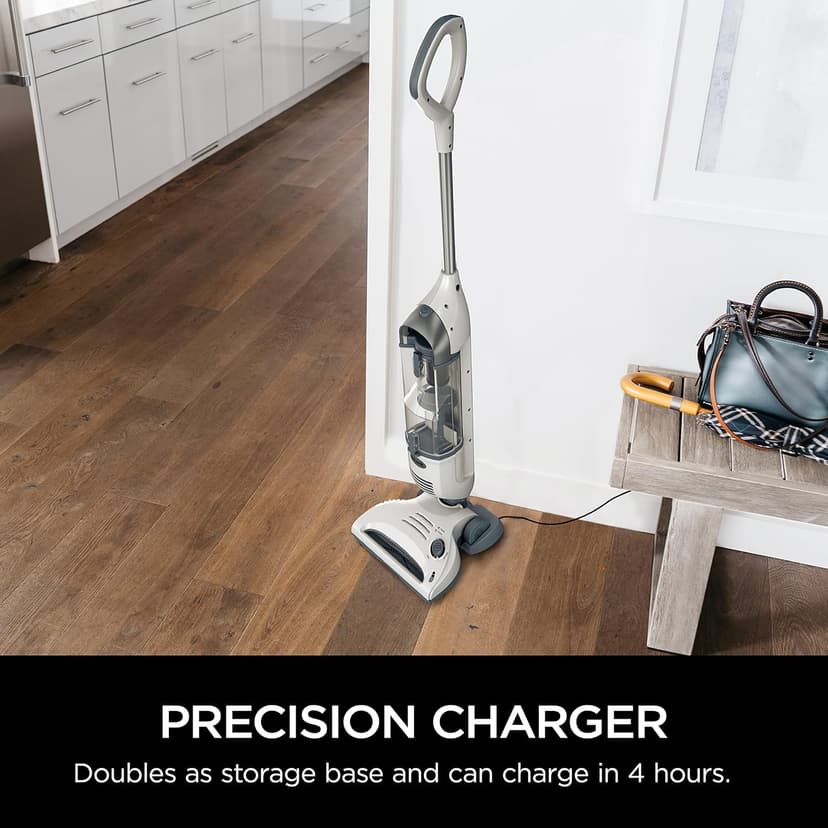 Shark SV1106 Navigator Freestyle Upright Bagless Cordless Stick Vacuum for Carpet, Hard Floor and Pet with XL Dust Cup and 2-Speed Brushroll, White/Grey