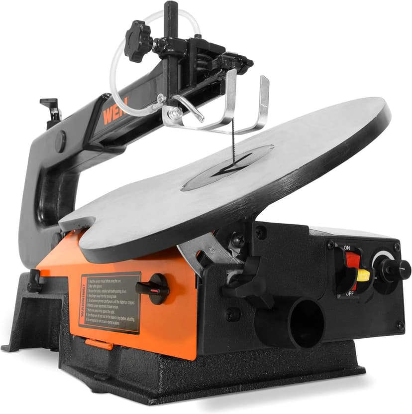 WEN 3922 16-inch Variable Speed Scroll Saw with Easy-Access Blade Changes