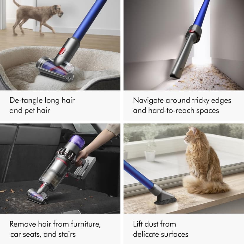Dyson V11 Origin Cordless Vacuum, Nickel/Blue