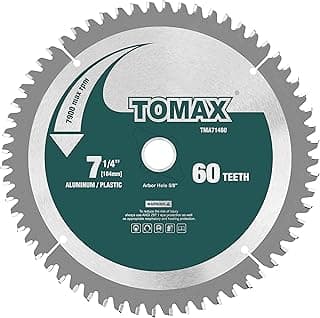 7-1/4-Inch 60 Tooth TCG Aluminum and Non-Ferrous Metal Saw Blade with 5/8-Inch DMK Arbor