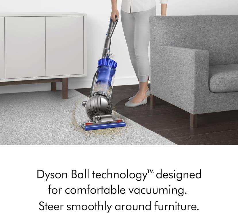 Dyson Ball Animal Total Clean Upright Vacuum, Iron/Blue