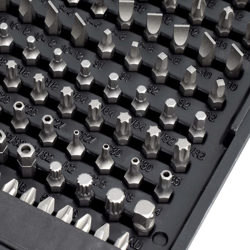Jackson Palmer 236 Piece Ultimate Screwdriver Bit Set, High Grade Carbon Steel, Includes Hard-to-Find Security Bits & Micro Bits