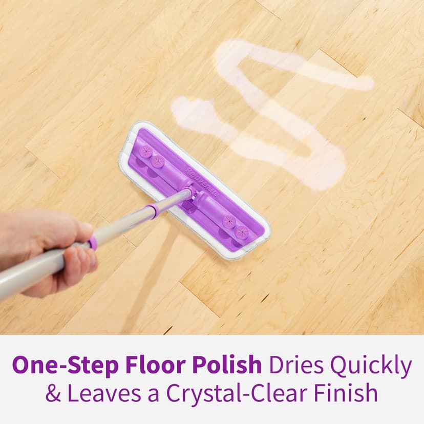 Rejuvenate Shine Refresher Hardwood Polish Restorer Removes Scratches from Wood Floors Restores Shine and Protects Laminate Linoleum Tile Vinyl and more
