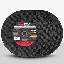PROMAKER 5 Pack, 14 inch Cut Off Wheel, Chop Saw Blades 14 inch Metal, 14 Metal Cutting Blade for Metal, Chop Saw Wheel, 14 in x 3/32 in x 1 in