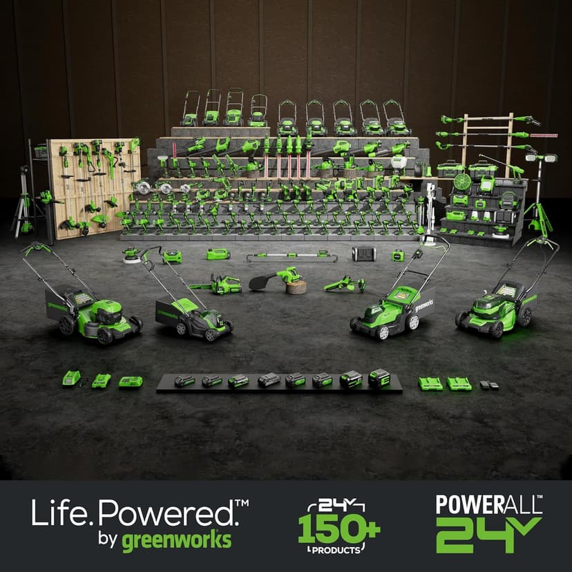 Greenworks 24V 7-1/4'' Circular Saw Brushless Cordless, with 4Ah Battery and 2A Charger
