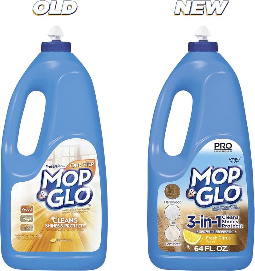 Mop & Glo Professional Multi-Surface Floor Cleaner, Fresh Citrus Scent, 64 Oz