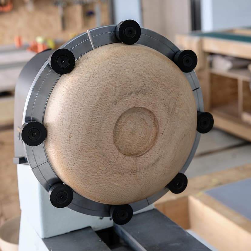 CK-3.75Z-FJ10 10" Flat Jaws for BMWOOD CK100 Series Woodturning Lathe chuck, Compatible with the Harbor Freight Bauer 23222A-B chuck.