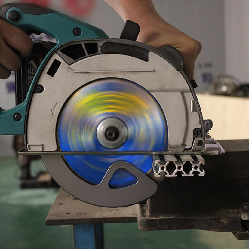 Aluminum Cutting Circular Saw Blade,Medium Aluminum,Laminate,Melamine,Plastic, Flooring Cutting, The Cutting Head uses a Special Anti-Heat Sticking Coating,NFM 7-1/4 inch 56-Tooth 5/8" -TA